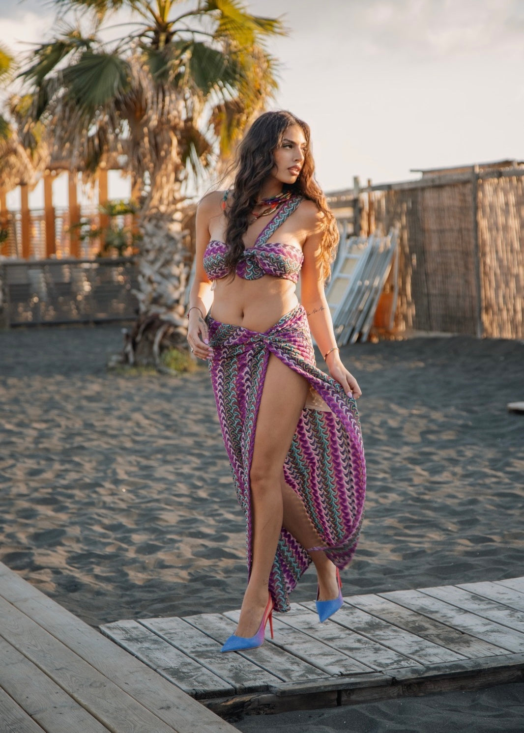 Coordinato savanna viola