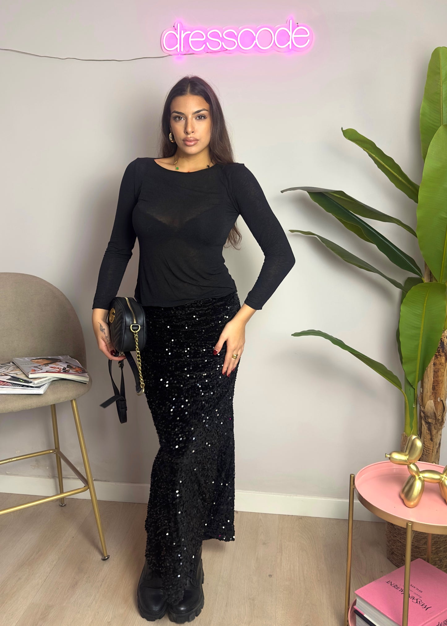 Maglia Lola cashmere nera