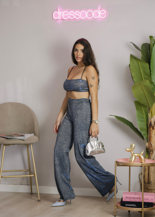 Coordinato New York blu