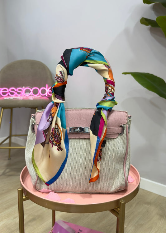 Borsa palmira rosa