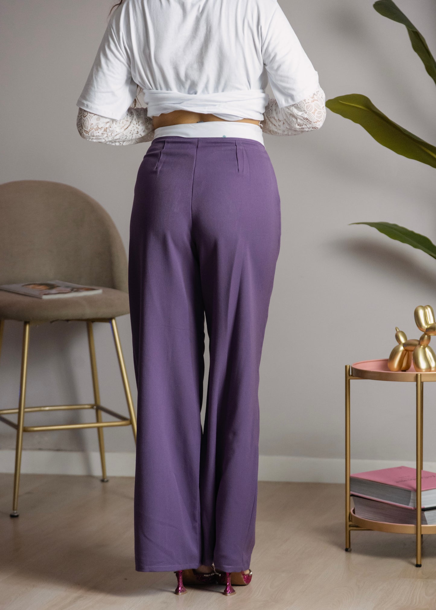 Tailleur office melanzana