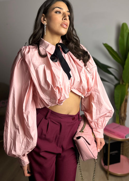 Camicia ballon pink